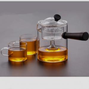 Wholesale Sturdy -4 To 302 °F Heat Resistant Glassware Glass Teapot Odorless ISO9001 from china suppliers