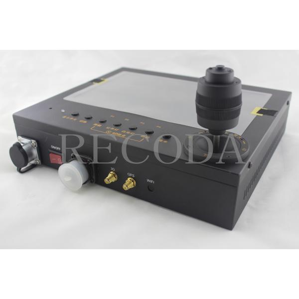 All In One Police Car Vehicle Security Camera System Mobile DVR With Monitor Control Keyboard