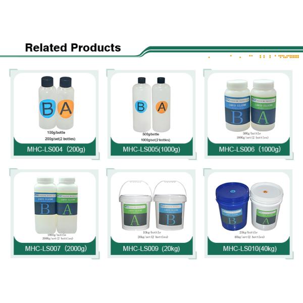 Food Grade Transparent Liquid Silicone Rubber For Mold Making OEM