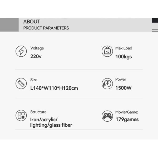 1 Seat 9D Vr Cinema Arcade Game Machine Slide Virtual Reality Simulator