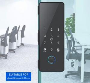 Wholesale Office Keyless Smart Door Lock Tuya Digital Fingerprint Electronic Code IC Card from china suppliers