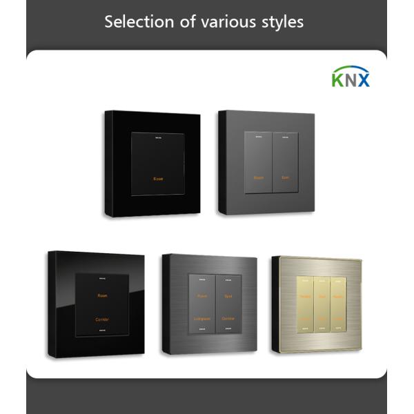 Smart Laffey KNX Wall Switch , 24V Smart Light Switch for Living Room