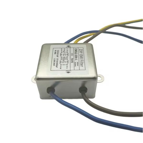 EMI Filter Single Phase Anti-Interference Power Supply 115V /250V /380V CW3L2-20A-L CW4L2-20A-S CW4L2-20A-T 50/60HZ