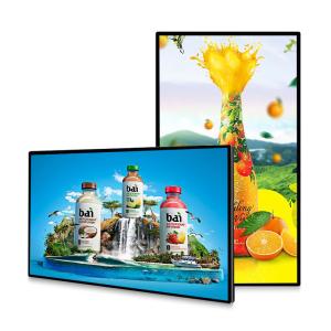 China 55inch Wall Mounted Lcd Advertising Display Monitor Indoor 250cd/M2 on sale