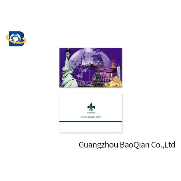 Customized 3D Lenticular Card Round / Square Shape Support Printing Service