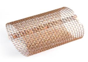 20 Mesh Aperture Grid Wire Mesh Tight Plain Weave Copper