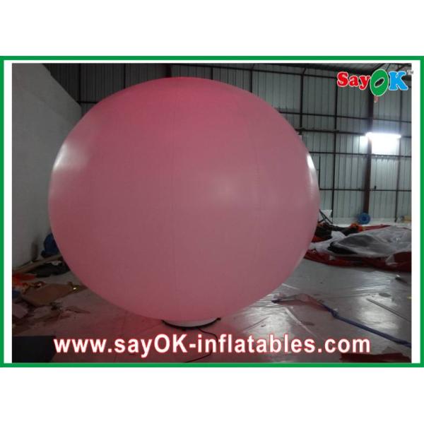 2 meter Inflatable Lighting Decoration , Inflatable Light Balloon with Ground Ball