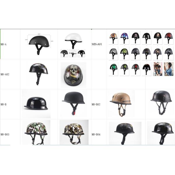 Wholesale and OEM Vintage Motorcycle Helmet High Quality Open Face Helmet Half Face Motorbike Helmet