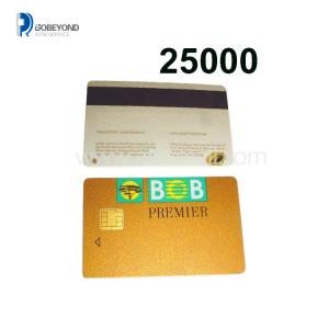 China ATM Parts NCR Magnetic Blank Card Reader Test Card with IC Chip on sale