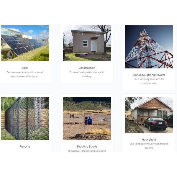 Economical Round Helical Pier Piling Foundation Anchors for Sale