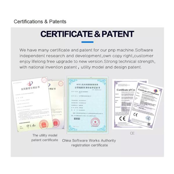 CHM-T48VA 4000cph PCB Pick And Place Machine Manual Nozzle Change