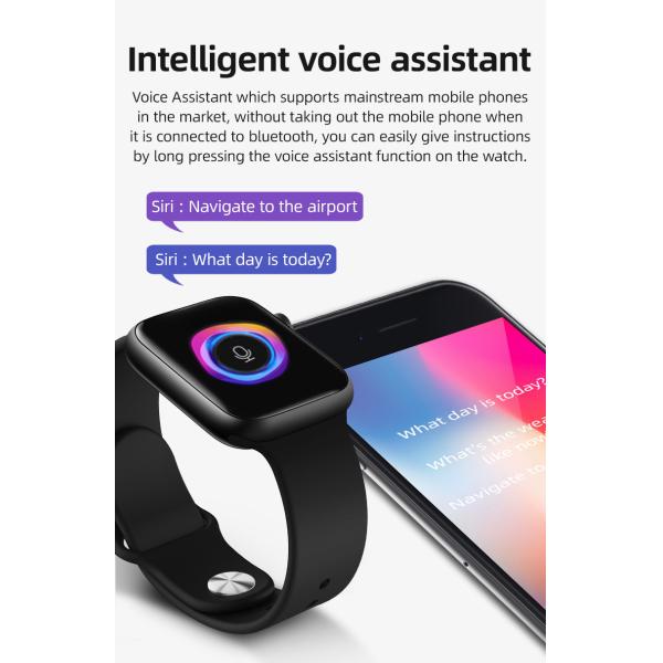 170mAh IPS 320x240 Full Touch Smartwatch IWO 10 T500 Plus BT3.0