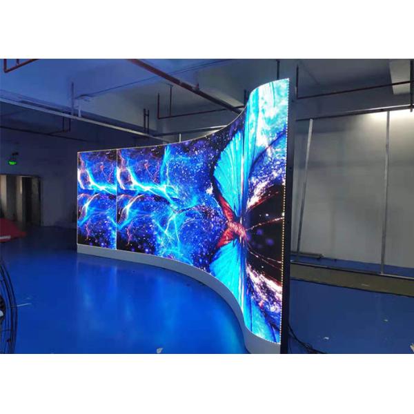 MPLED Curved Indoor Flexible LED Displays Full Color FCC Approved