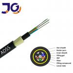 China ISO9001 144 Threads Span 100m ADSS Fiber Optic Cable for sale