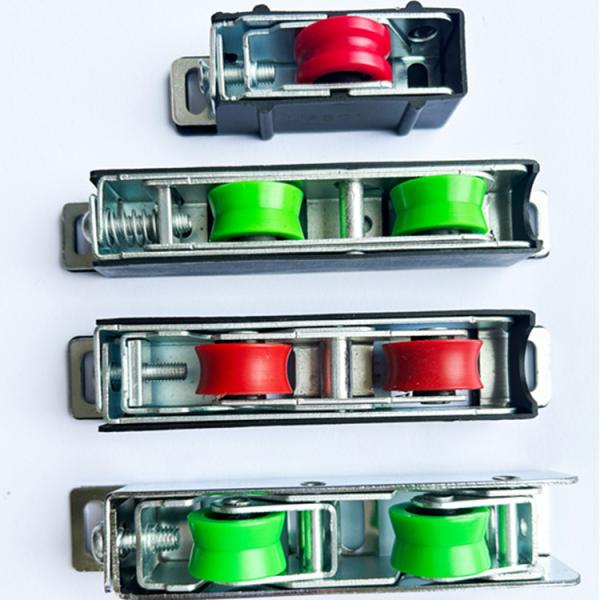 12mm Width Adjustable Door Double Roller Nylon Wheel Groove Roller Door Flat Roller