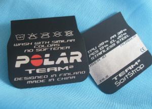 Wholesale Eco - Friendly Fabric Clothing Screen Printing Label Matt / Shinny Surface from china suppliers