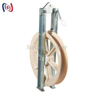 Wholesale Five Nylon Sheaves Conductor Stringing Pulley Block For Stringing Equipment from china suppliers