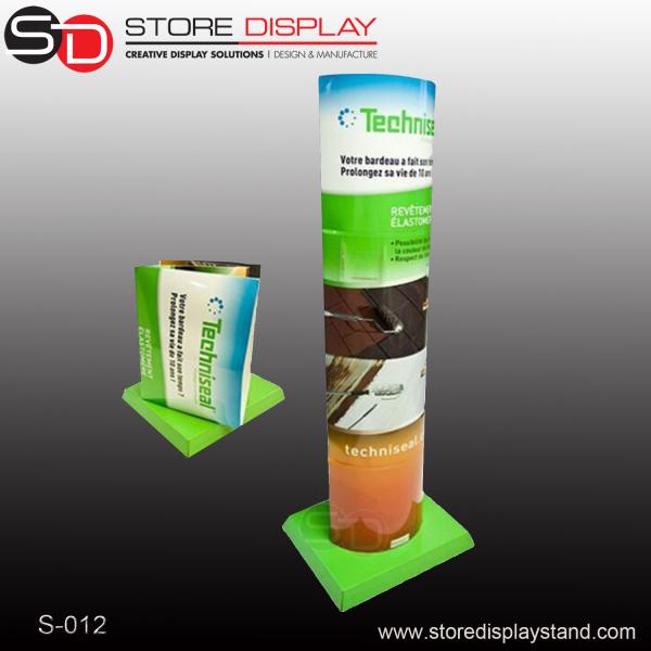 Quality pos display retail corrugated paper pop display standee for sale