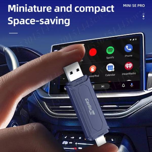 Wired To Wireless Adapter Carplay & Android Auto 2 in 1 Dongle Mini SEPro Ai Box