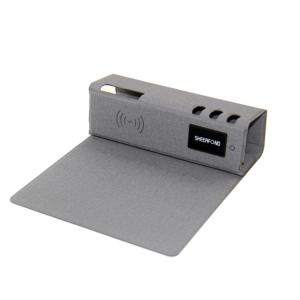 China Personalized Gifts Pu Leather Multifunction Mouse Pad Wireless Charging on sale