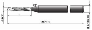 Wholesale Slot Drill Bits PCB Tungsten Carbide Drill Bits 0.5mm-3.15mm from china suppliers