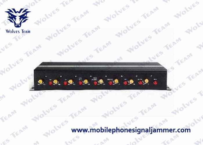 Wholesale 3G / 4G Wireless Signal Jammer Device Multiple Bands With Portable Aluminum Box from china suppliers
