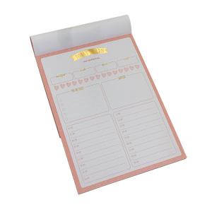Wholesale Today Plan Memo Pad Sticky Notes Pantone Custom Printed Notepads from china suppliers