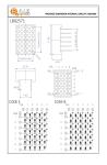 OEM ODM Compatibility 5x7 Dot Matrix LED Display with Wide Viewing Angle