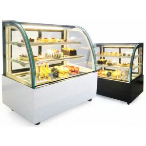 Sliding Door R404 110v Donut Cake Display Freezer