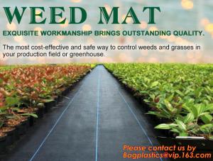 Wholesale PP woven weed mat,ground cover, black fabric,weed barrier for agriculture, weed killer fabric, agricultural anti weed ma from china suppliers