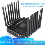WiFi Aggregation Bandwidth Bonding Router 4 SIM Card Durable