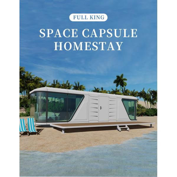 Modern Design Easy to Install Steel House Capsule with Smart Home