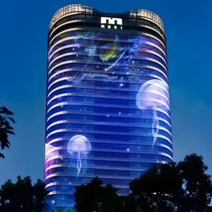 Wholesale Large Scale 3D Mapping Projection Video Animation Building 3D Video Facade Mapping from china suppliers
