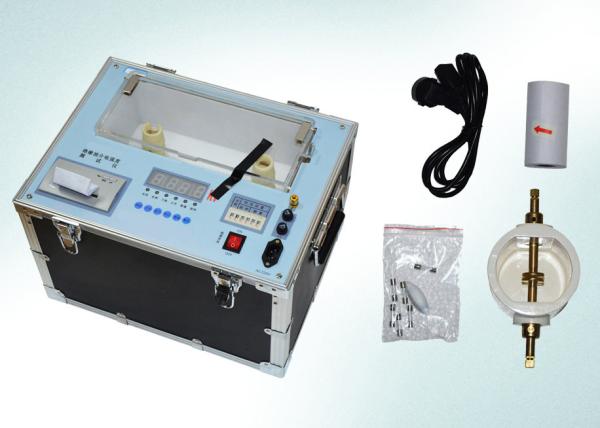 Quality ZJY Insulating Oil Dielectric Strength Test Equipment 80KV / 100KV Light Weight for sale