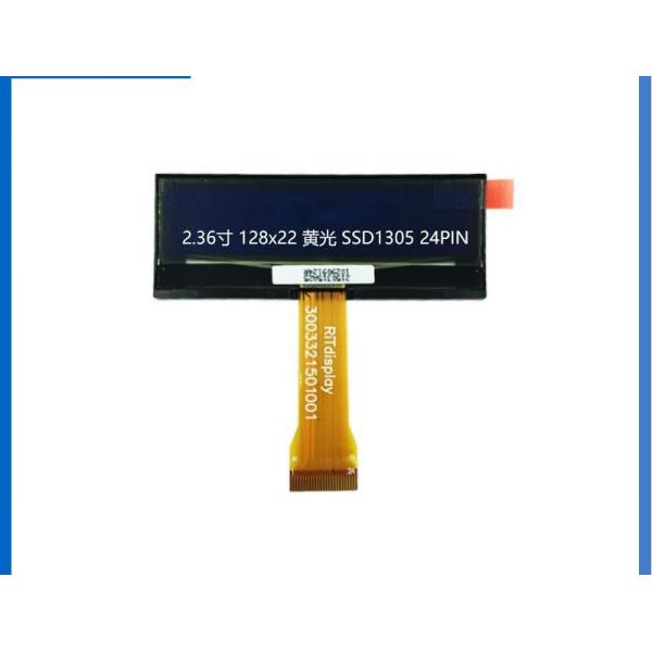 2.36 Inch Oled Display Panel 128x22 PMOLED Display IC SSD1305 24PIN For Smart Meters