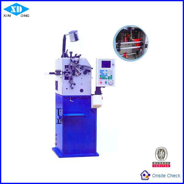 Quality 0.10 ～ 0.80mm Compression Spring Machine Consisting Of Wire Feeding Axis / Cam Axis for sale