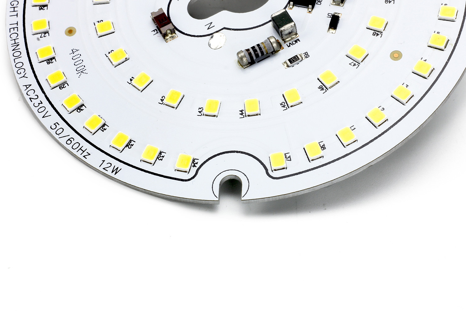 Customized 24V 15W Warm White Elliptical LED Module With Heating Radiator for Booth Lighting