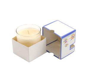 OEM / ODM Candle Packaging Box 4 color Offset Printing Boxes Rectangular