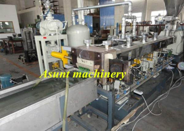 Quality Double Screw PP PE Masterbatch Production For Granules , Plastic Extrusion Machinery for sale