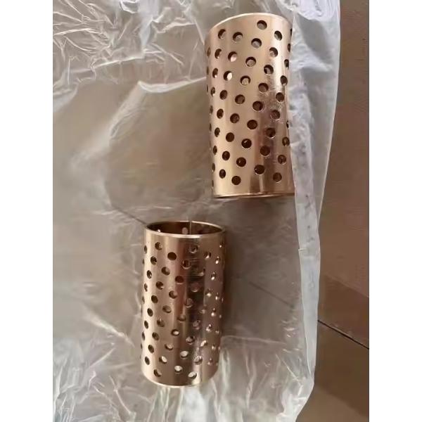 092 Bronze Rolled Bushing Wrapped With Through Holes Bearing Bush High Load Capacity Split Bronze Bushing