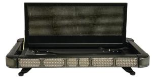 Led warning lightbar with Led message display board , can shows English words , pictures LCD8000