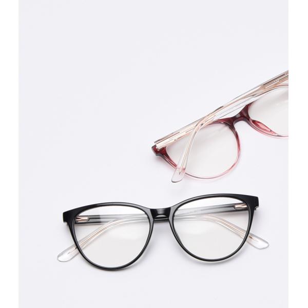 BSCI Round Optical Eyeglasses TR90 Frames Glasses Plain Lens