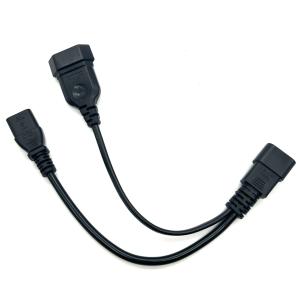 China Electric Appliance Extension Power Corde Y Type Splitter Power Adapter on sale