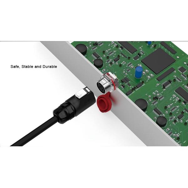 CNLINKO M12 Professional Electrical 2 Pin Extension Wire Connector Cable Waterproof IP68 for Led Lighting