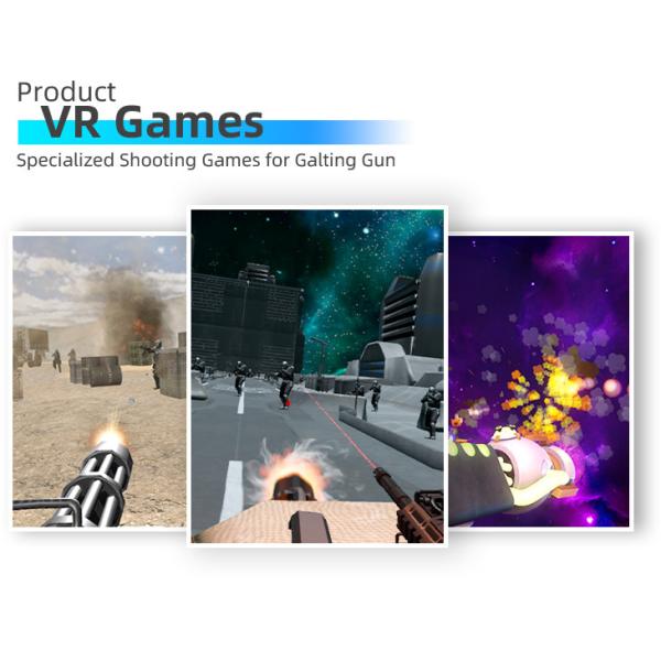 360 Degree HTC Vive virtual reality gatling vr gun virtual shooting simulator