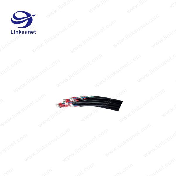 Large Current Combo Soldering Wiring Harness 3W3 2F - 1M FMK2G D Shaped Connector