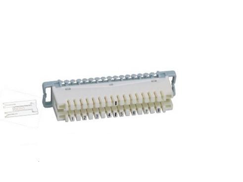 Silver Coated Krone LSA Module 8 Pairs , ABS / PBT Krone Connection Module For