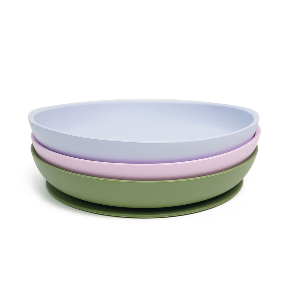 Safe Silicone Baby Food Grade Feeding Bowl With Non-Slip And Easy To Clean
