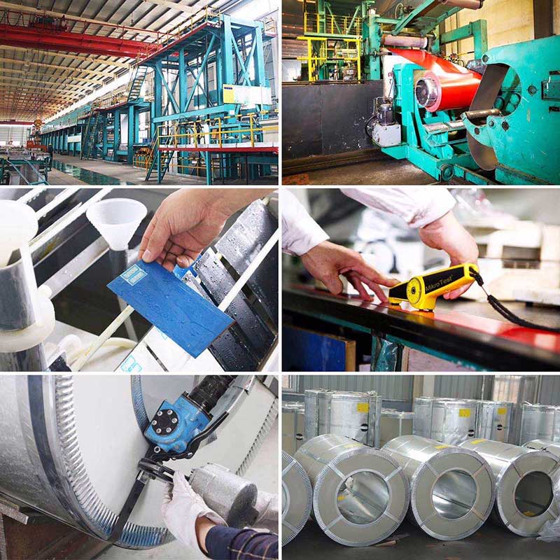 Chinese of Ral 5016 0.6mm Sky Blue Prepainted Galvanized Ppgi Color Coated Steel Coil with and Zero Spangle Spangle Type