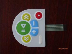 Flexible Dull Polish Membrane Switch Keyboard For Electronic Reading Machine